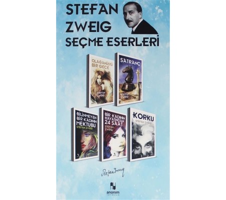 Stefan Zweig Seçme Eserleri - (5 Kitap Kutu)