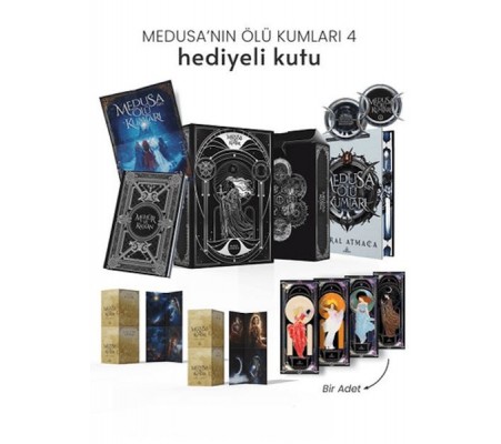 Medusa'nın Ölü Kumları 4 - Hediyeli Tekli Kutu (Yan Boyamalı) (Ciltli) Medusa'nın Ölü Kumları 4 - Hediyeli Tekli Kutu (Yan Boyamalı) (Ciltli)