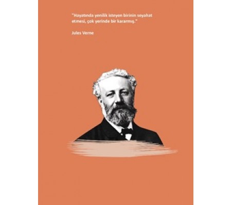 Jules Verne Ciltli Defter