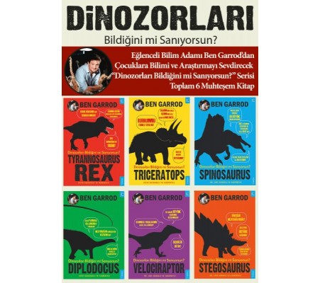 Dinozorları Bildiğini mi Sanıyorsun? (6 Kitaplık Set) Dinozorları Bildiğini mi Sanıyorsun? (6 Kitaplık Set)