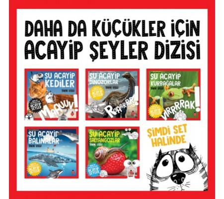 Daha da Küçükler İçin Acayip Şeyler Dizisi Set - 5 Kitap Takım