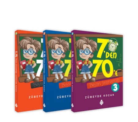 7'Den 70'e Beyin Jimnastiği Seti (3 Kitap)