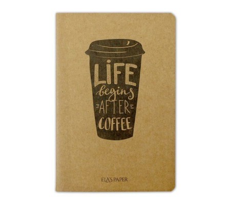 Life Begins Coffee - Defter