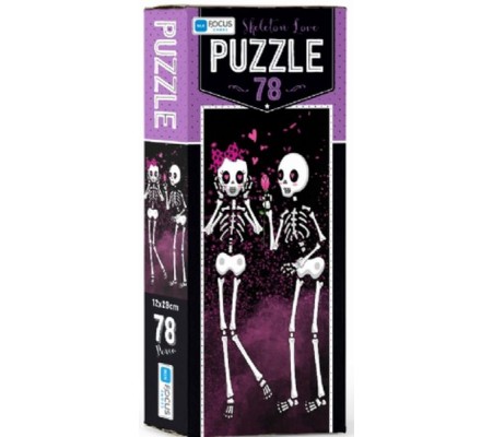 Blue Focus Skeleton Love - Puzzle 78 Parça