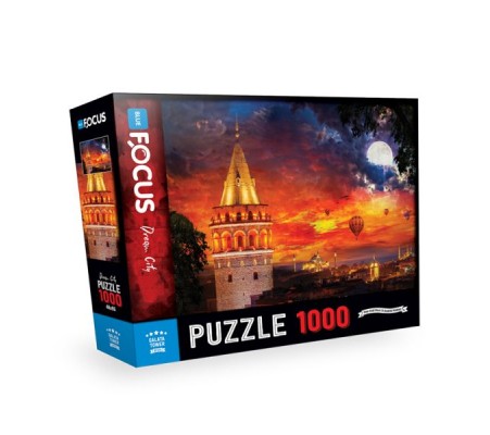 Blue Focus Puzzle Galata Kulesi 1000 Parça