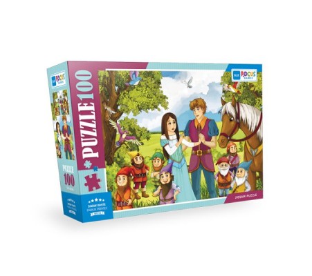 Blue Focus Snow White (Pamuk Prenses) - Puzzle 100 Parça