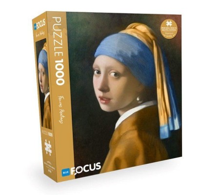 Blue Focus Gırl Wıth A Pearl Earrıng (İnci Küpeli Kız) - 1000 Parça