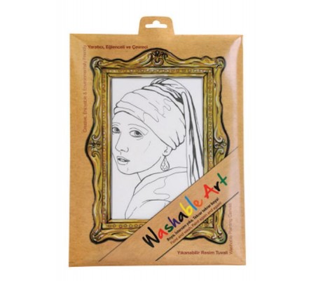 Funny Mat - Johannes Vermeer Gırl Wıth A Pearl Earrıng 25 X 35 Cm