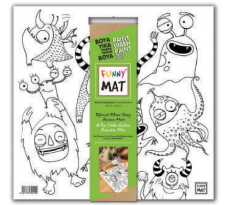 Funny Mat - Sevimli Canavarlar 40x40cm