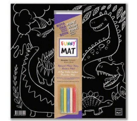 Funny Mat - Dinozorlar 40x40cm
