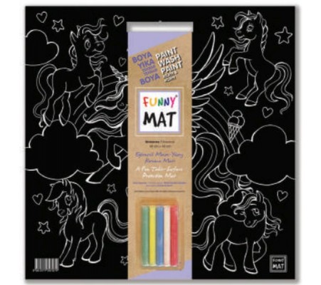 Funny Mat - Unıcorn 40x40cm