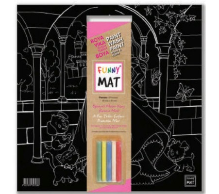Funny Mat - Prenses 40x40cm