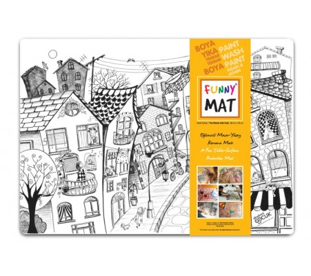 Funny Mat - Kedili Sokak - 68x48cm