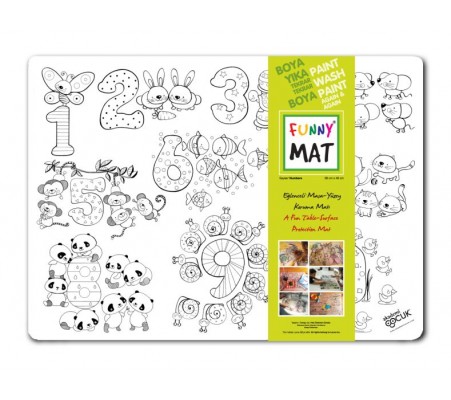 Funny Mat - Sayılar - Büyük 68x48cm