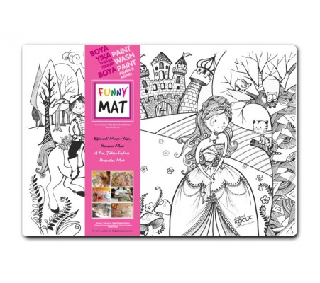 Funny Mat - Prens ile Prenses - 33,5x48cm