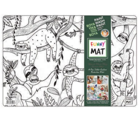 Funny Mat - Tembel Hayvanlar 33,5x48cm