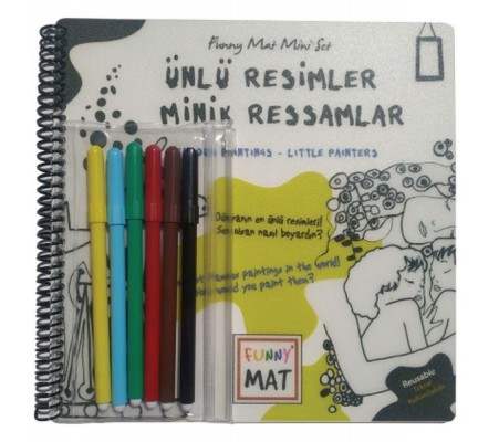 Ünlü Resimler Minik Ressamlar - Funny Mat Mini Set (Aktivite Seti)