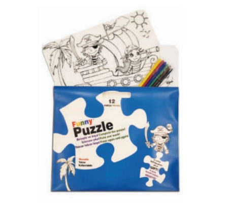 Funny Mat Puzzle - Korsan Adası 30x40cm