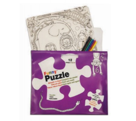 Funny Mat Puzzle - Sevimli Dostlar 30x40cm