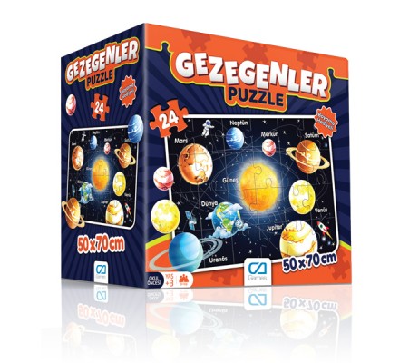 Gezegenler Yer Puzzle