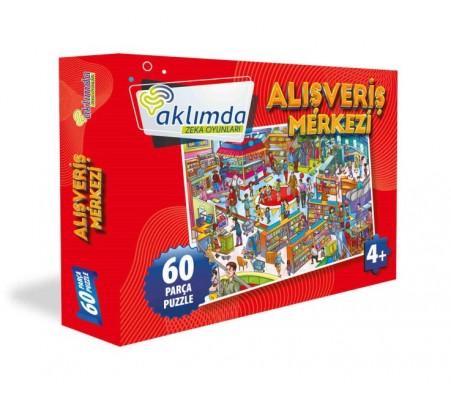 60 Parça Puzzle Alışveriş Merkezi