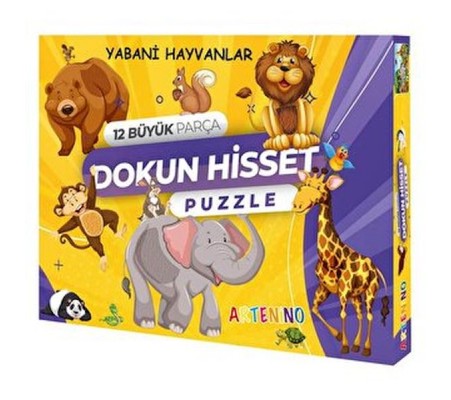 Yabani Hayvanlar - Dokun Ve Hisset Puzzle Yabani Hayvanlar - Dokun Ve Hisset Puzzle