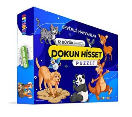 Sevimli Hayvanlar - Dokun Ve Hisset Puzzle