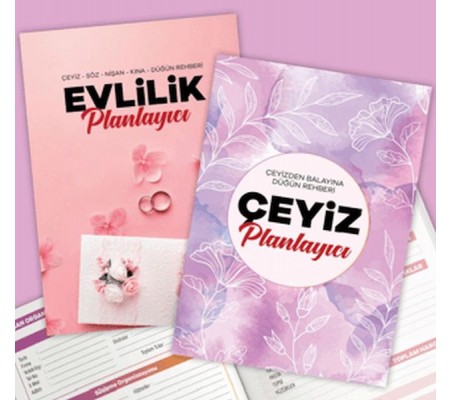 Düğün Planlama Seti - Çeyizden Düğüne Düğün Planlama Seti - Çeyizden Düğüne