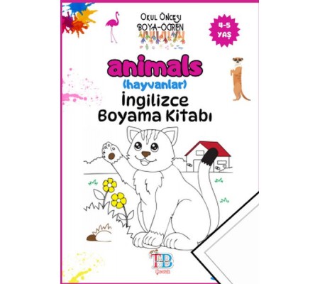Animals (Hayvanlar)Boyama Kitabı