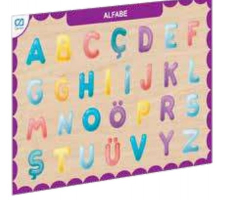 Ahşap Alfabe Eğitici Set