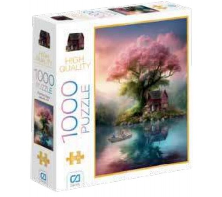 Pembe Ağaç Puzzle 1000