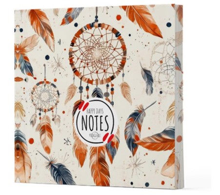 Tüy 5 - Çizgisiz Yan Boyamalı Defter