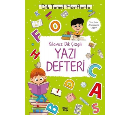 Kılavuz Dik Çizgili Yazı Defteri (Küçük Boy)