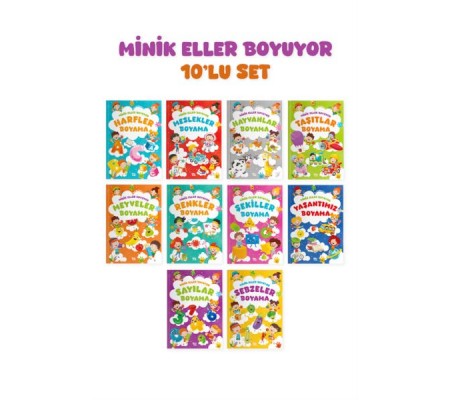 Minik Eller Boyuyor – 10 Kitaplık Set (Örnek Resimli)