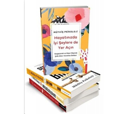 Müthiş Psikoloji 3 Kitap Set Defter Hediyeli Müthiş Psikoloji 3 Kitap Set Defter Hediyeli
