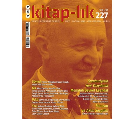 Kitap-lık Sayı 227 Cumhuriyetin Yeni Yüzyılında Esendal