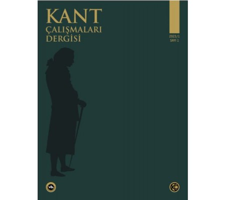 Kant Çalışmaları Dergisi Sayı 1 Kant Çalışmaları Dergisi Sayı 1