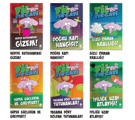 Kral Şakir Fil Necati 6 Kitaplık Set
