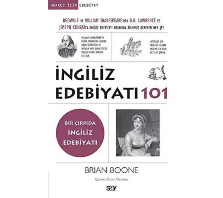 İngiliz Edebiyatı 101 İngiliz Edebiyatı 101