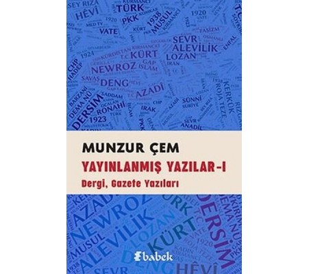 Yayınlanmış Yazılar -1 Yayınlanmış Yazılar -1