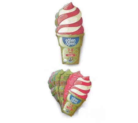 Eğlen Öğren Ice Cream - 360 Soru (7-8 Yaş)