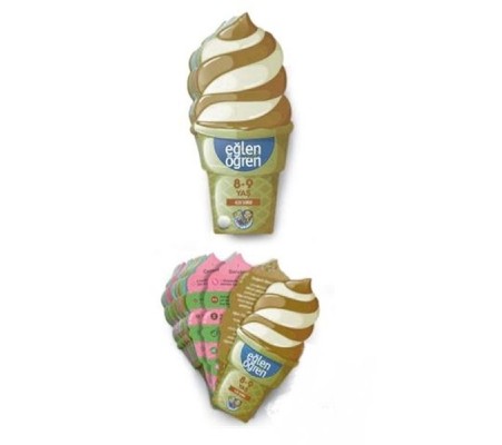 Eğlen Öğren Ice Cream - 420 Soru (8-9 Yaş)