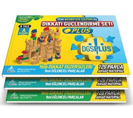 Dikkati Güçlendirme Seti Plus 8 Yaş Kitap