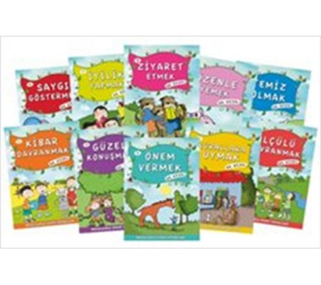 Masallarla Görgü Kuralları - Set ( 10 Kitap ) Masallarla Görgü Kuralları - Set ( 10 Kitap )