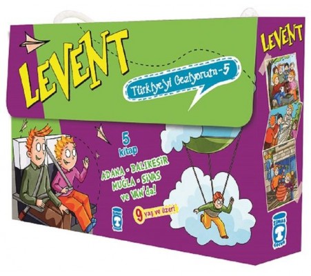Levent Türkiye'yi Geziyorum - 5 (5 Kitap Takım) Levent Türkiye'yi Geziyorum - 5 (5 Kitap Takım)