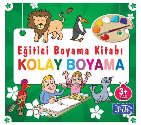 Eğitici Boyama Kitabı - Kolay Boyama