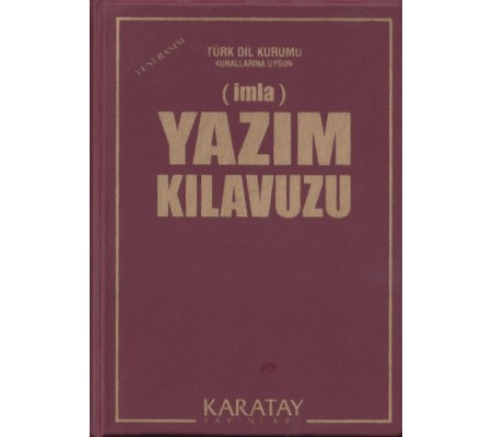 Yazım Kılavuzu (İmla) - (Plastik Kapak)