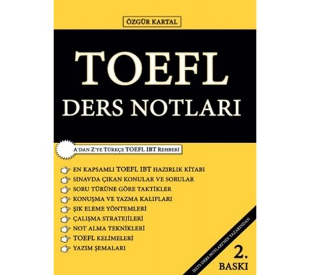 Sokak Kitapları Yayınları TOEFL Ders Notları Sokak Kitapları Yayınları TOEFL Ders Notları