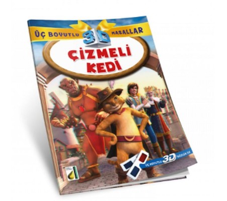 Üç Boyutlu Masallar - Çizmeli Kedi (3D Gözlük ile) Üç Boyutlu Masallar - Çizmeli Kedi (3D Gözlük ile)
