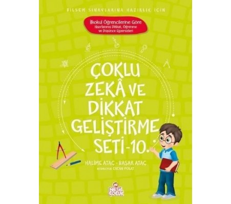 Çoklu Zeka ve Dikkat Geliştirme Seti (10 Kitap)